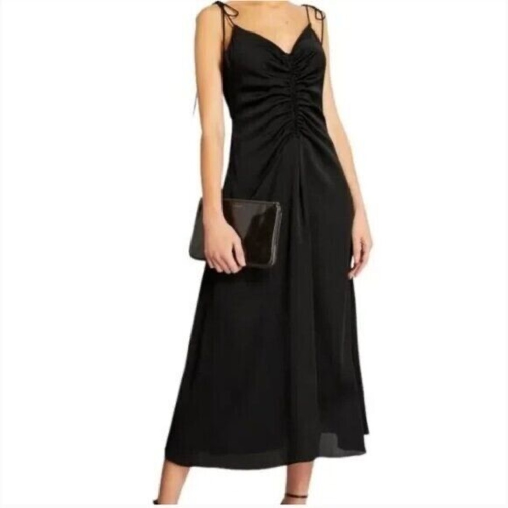 Jason Wu Satin Midi Dress Size M NWOT